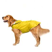 Reflective Large Dog Raincoat, Waterproof Hooded Pet Rainwear For All Size - Multicolor - View 7