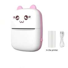 Portable Wireless Mini Printer Set - Thermal Label Printer, 203dpi, USB/Battery Powered, Ideal For Notes, Journals, Work Receipts And DIY Crafts, Perfect Gift Set - 彩色 - 查看 14