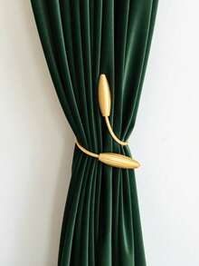 1pc Adjustable Curtain Tie Backs, Suitable For Home Decor And Holidays - 1PC - View 1