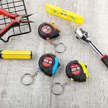 1pc Mini Retractable Tape Measure Keychain, 1m/3ft With Brake Lock Function; Compact And Portable, Suitable As Promotional Gift, Daily Use Or Party Favor; Also Applicable For Apartment And School Environment. - A - View 8