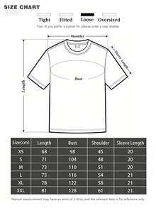 Men's Marvel Worthy Hammer & Shield Graphic Tee, 100% Cotton Summer Casual Streetwear Short Sleeve T-Shirt - 黑色 - 查看 9