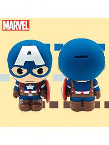 Monogram Marvel 漫威官方授權PVC小豬存錢筒 美國隊長人偶造型 收藏級桌面收納盒 家居裝飾儲蓄罐 完美生日禮物 1個 - MN-69162 - 查看 2