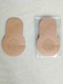 10pcs Seamless Invisible Breast Lift Tape, Non-Woven Fabric Material To Prevent Sagging And Lift Breasts, Suitable For Large And Plus Size Women, Sexy Anti-Chafing And Anti-Embarrassment, Soothing Coverage For Protrusions, Breast Lifting Effect - Multicolor - View 7