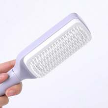 1pc Retractable Massage Hair Brush, Anti-Static Home Hair Brush, Bathroom Accessory - Random Styles - View 11