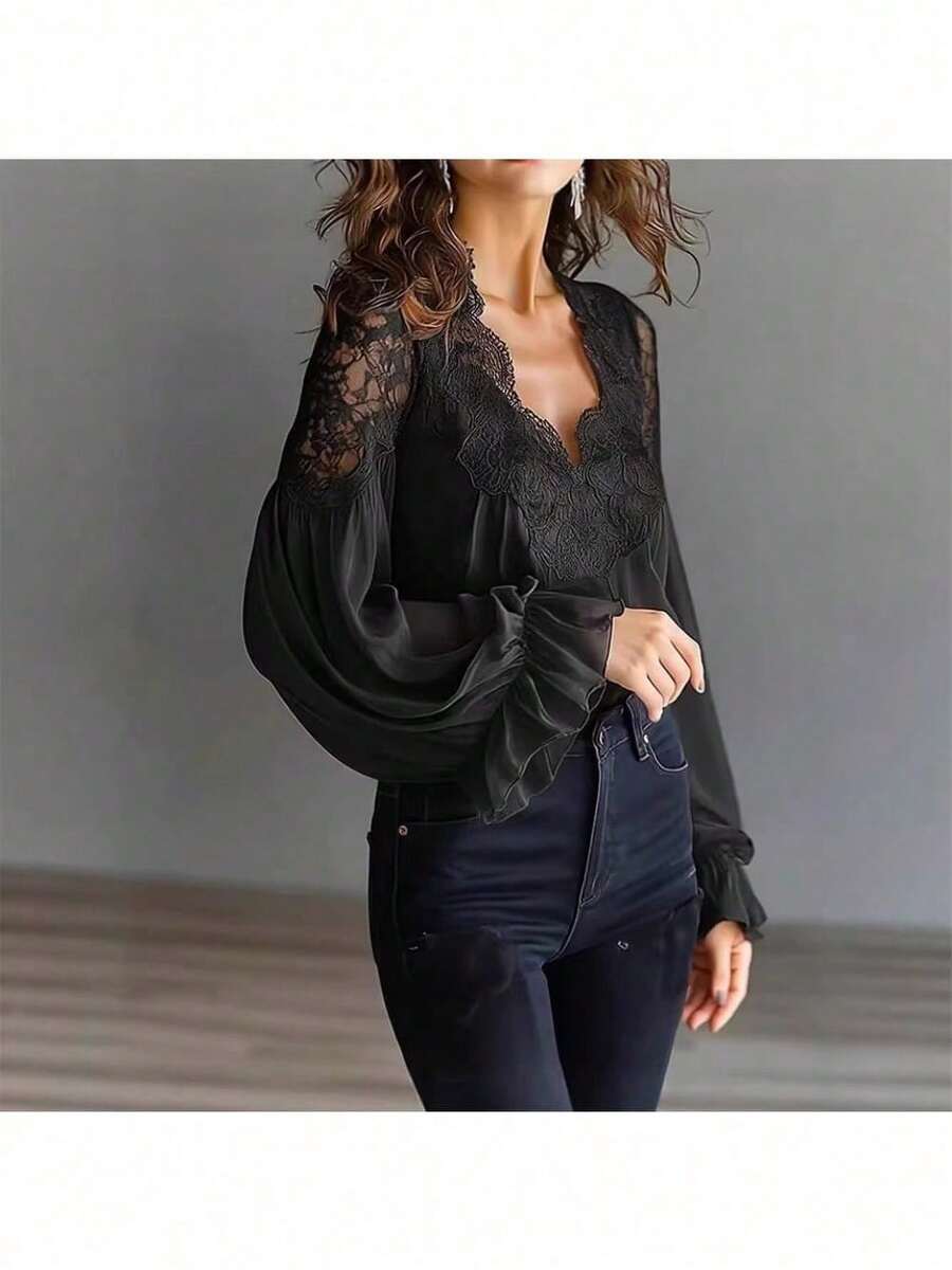 Women Blouses & Shirts - Black - View 1
