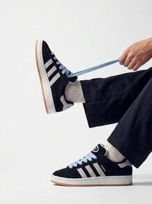 Adidas Campus 00s 女款运动鞋 纯黑/白 JQ5747 - 核心黑/米白/口香糖 - 查看 1