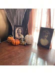 3D Stereoscopic Morphing Face Portrait Photo Frame - Suitable For Horror Parties, Haunted House Decor And Gothic Style Decoration. Perfect For Halloween, Easter, Day Of The Dead And Thanksgiving Celebrations; Includes Eerie Gothic Posters And Ghostly Haunted House Decorative Elements; Essential For Decorating Walls, Doors And Party Spaces. - Multicolor - View 7