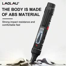 L.A.OL.A.U Portable Combustible Gas Leak Detector, Detects Natural Gas/Methane/Propane/Butane, Detection Range 50-1000PPM, With Audible Alarm And LCD Display, Suitable For Home Kitchen, RV, Boiler, Pipeline And Other Natural Gas Leak Detection - Black - View 8