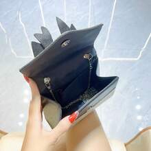 BV Bottega Bang Bang Bolso de mano de mujer de cuero genuino tejido a mano de Andiamo Clutch Campana. Nuevo bolso de mano con diseño de cola de golondrina y mariposa, ideal para vestido de novia, cumpleaños, banquete, noche, bolso cruzado, bolso de noche. - Plateado - Ver 5