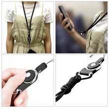 SHERCHPRY Correa de Cuello para Teléfono, Lanyard Ajustable y Desmontable Anticaída, Cordón para Móvil Compatible con Smartphones, Cámaras y MP3, Accesorio Portátil para Viaje y Exterior - como en la imagen - Ver 8