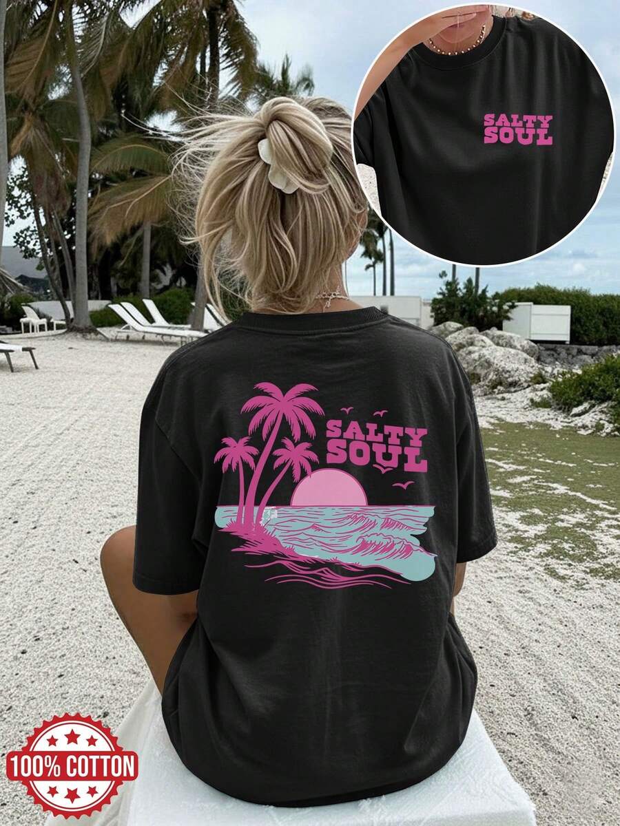 Women T-Shirts - Black - View 1