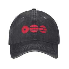 ARIRANG Classic Washed Denim Adjustable Baseball Hat, Unisex Retro Cap. Soft, Breathable, Lightweight For Daily, Sports & Outdoor All Year Round. - 黑色 - 查看 6