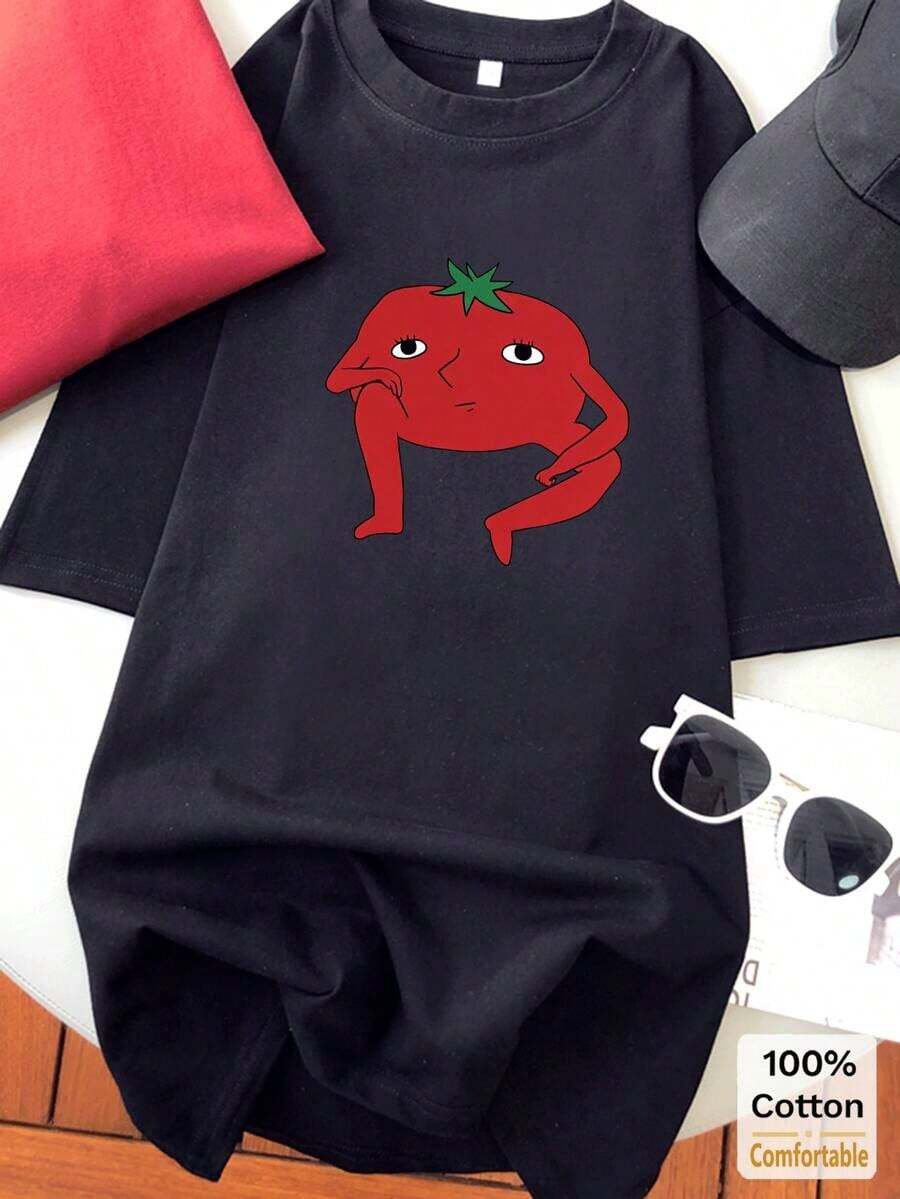 Women T-Shirts - Black - View 1