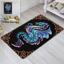 YOOTOM Hook Rug Kits Adult, Rug Crochet Making Kits With Pre-Printed Canvas And Hook And Enough Yarn, 20x15in - Tiger - View 7