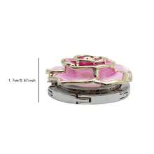 1pc Rose Flower Purse Hanger, Portable Table Edge Bag Hook, No Glue Stable Gravity Hook, Decorative Handbag Holder For Office, Restaurant, Travel And Daily Use - Roses - View 9