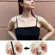 2 Pairs Silicone Bra Strap Pads, Non-Slip Comfortable Shoulder Cushions - Multicolor - View 3