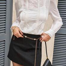Women Blouses & Shirts - 白色的 - 查看 4