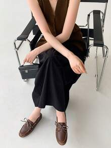 Women Flats - Brown - View 7