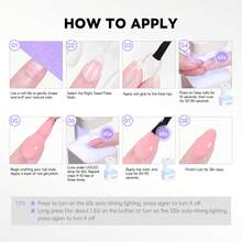 Peacecolor Mini Nail Lamp USB LED Light Fast Dry Portable Travel Nail Dryer For Gel Nail Polish For Summer Vacation Home Manicure Gift - White - View 5