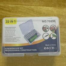 Juego de 32 destornilladores de precisión, mini destornilladores magnéticos portátiles planos y de estrella, adecuados para reparación de automóviles, muebles, teléfonos inteligentes, cámaras y pequeñas herramientas, idea de regalo de Navidad y Halloween - Juego de tornillos - Ver 12
