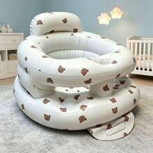 Baby Inflatable Seat Infant Support Seat Baby Sitting Up Chair Toddler Inflatable Sofa For 4 Months  Up - A - View 3