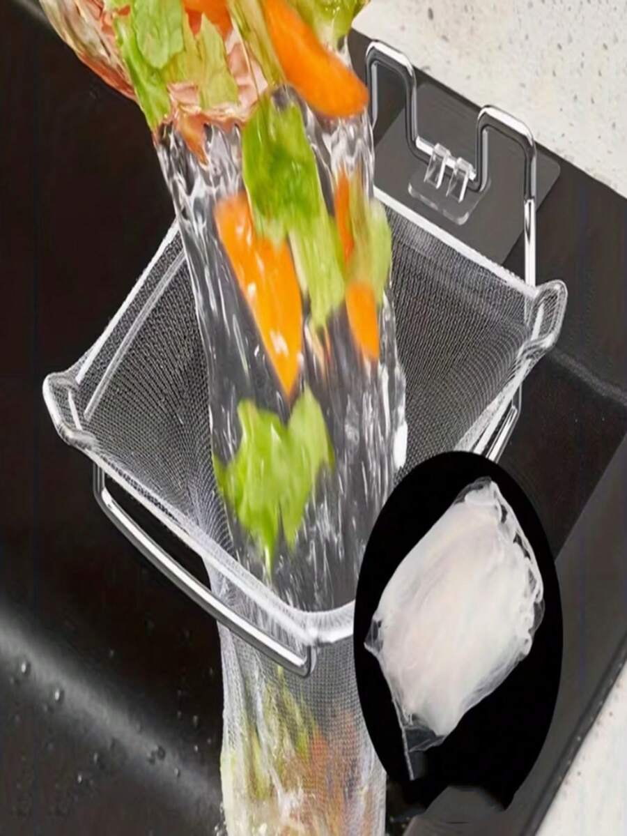 Stainless Steel Kitchen Sink Strainer, Food Residue Filter Basket, Corner Sink Drain Filter