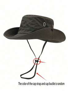 Outdoor Sun Hat, Wide Brim Breathable Hiking Hat, Unisex UV Protection Sun Hat, Couple Sun Protection Hat - Multicolor - View 10