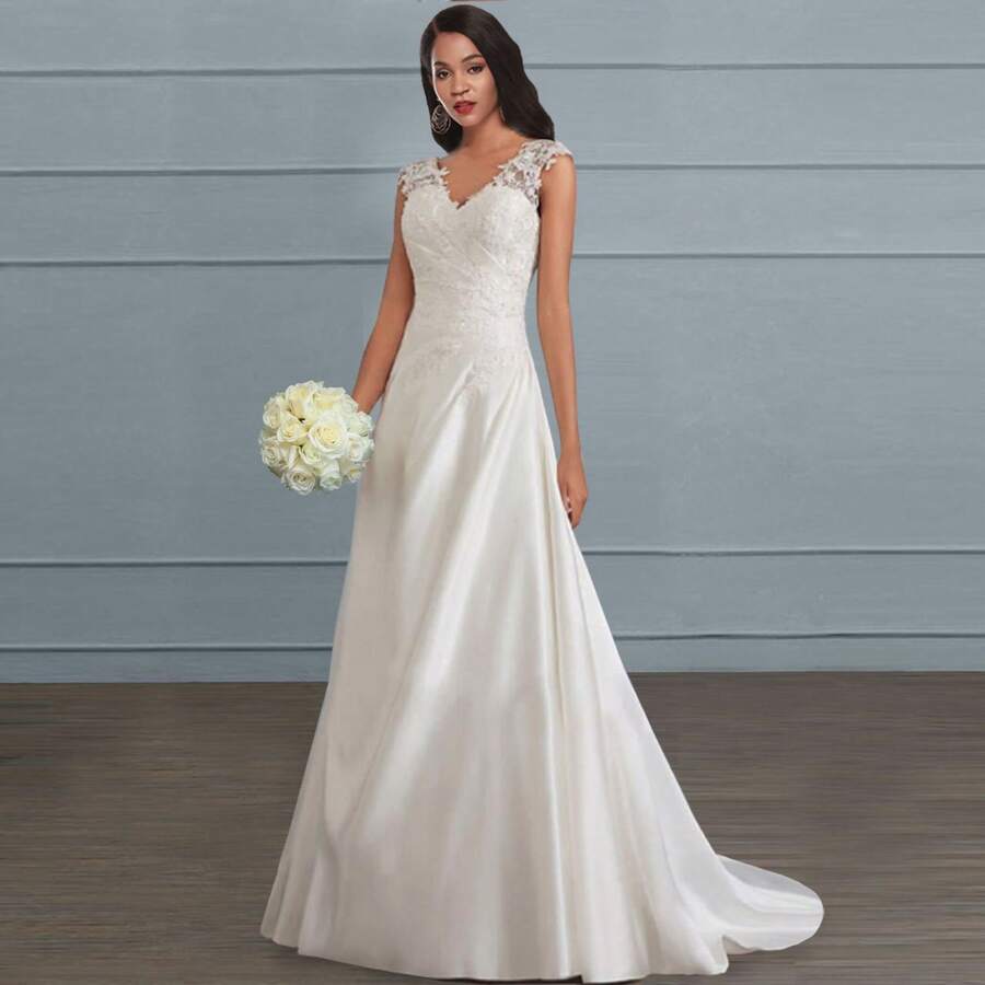 Wedding Dresses - 白色 - 查看 1
