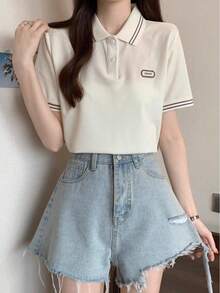 Women Tops - Apricot - View 3