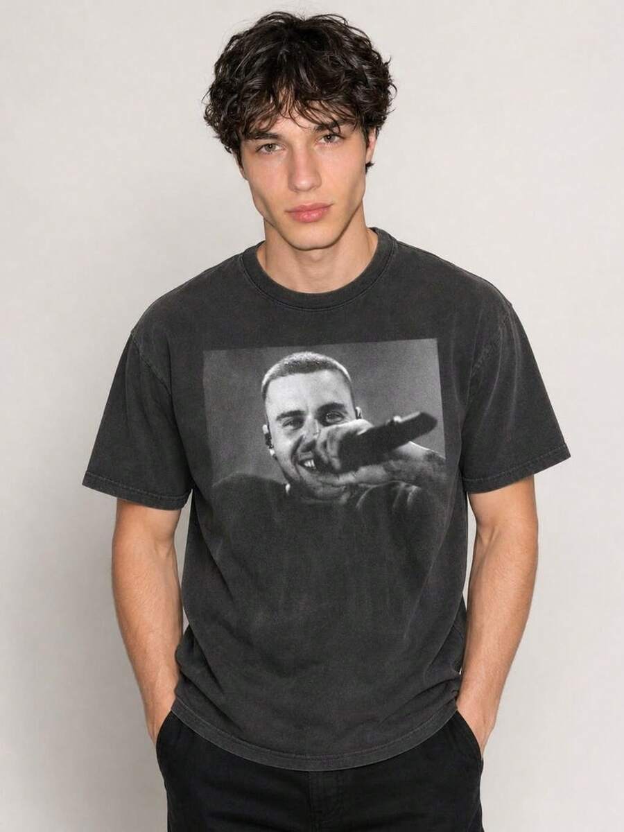 Men T-Shirts - Black - View 1