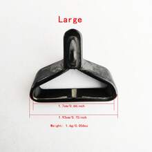 Individual Loose Parts For Water Drop Reel Modification: Ceramic T-Shaped Outlet For STEEZ Full Series, Spider, Zilong, Alpha - Black - View 4