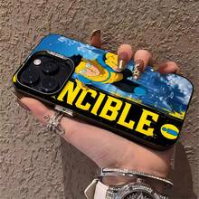Vuelo de superhéroe amarillo azul invenciblefunda de teléfono Fundas compatibles con ,Apple,VIVO,OPPO,,, y Honor.Fabricadas en silicona TPU,ofrecen protección contra golpes y caídas.regalos para mamá - Negro - Ver 5
