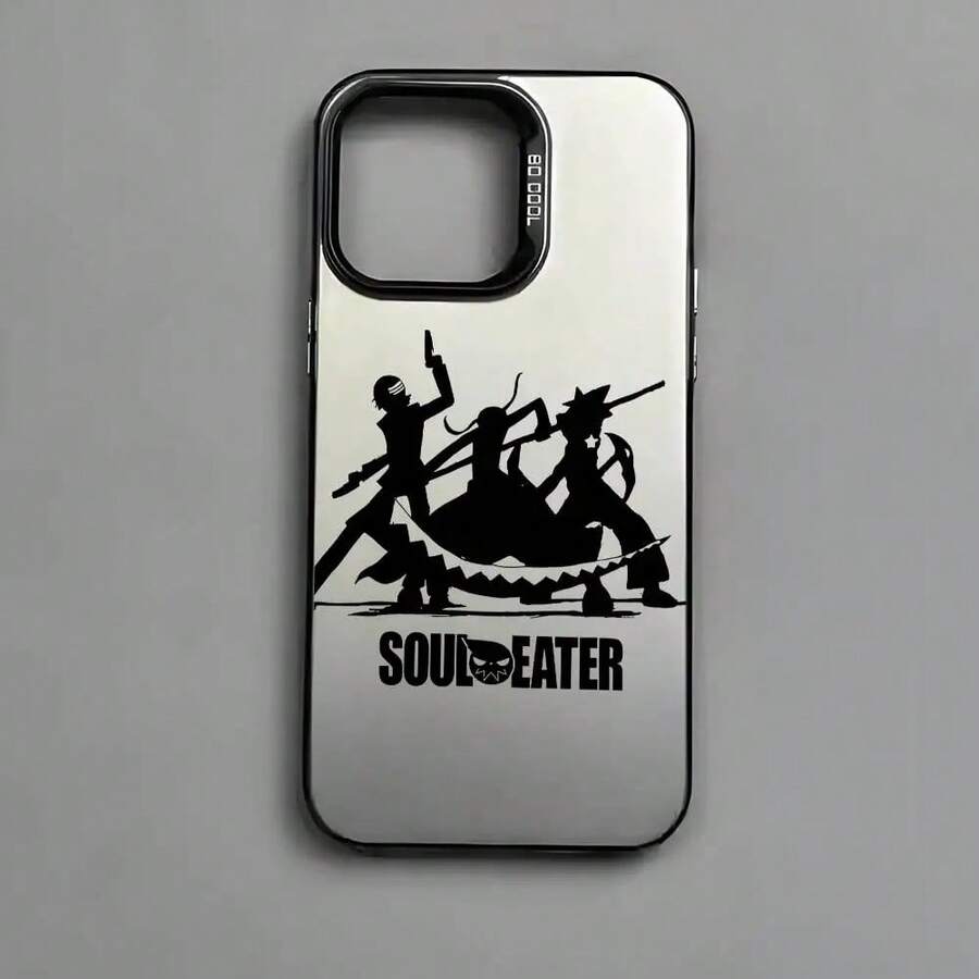 Cool Fishion S-Soul Eater Phone Case For IPhone 17 16 15 14 13 12 11 Pro Max Air, Multicolor, Matte, Metallic, With Aurora Laser Effect - Z2 - View 1