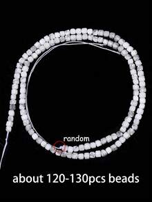 Natural Faceted Cube Amazonite Howlite Apatite Moonlight Agate Stone Square Spacer Beads For Jewelry Making Diy Bracelet 3x3mm - Multicolor - View 12
