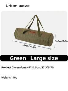 URBANWAVE Buye Mount Canvas Camping Storage Bag, Portable Waterproof Outdoor Equipment Organizer For Tent Poles, Camping Gear - Multicolor - View 10