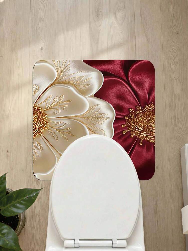 Thảm trang trí họa tiết hoa vàng (1/2/3 chiếc), dùng trang trí phòng ngủ, thảm phòng tắm, thảm chùi chân, thảm nhỏ, thảm trải sàn, trang trí nhà cửa, thảm khu vực, thảm ngoài trời, thảm phòng ngủ, thảm có thể giặt được. - Nhiều màu 19 - Xem 2