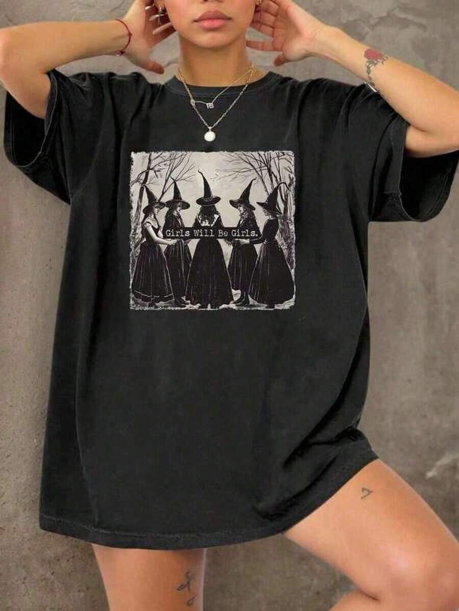 Women T-Shirts - Black - View 1