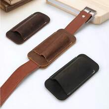 高品質PU皮革EDC口袋收納器 - 保護刀鞘、可折疊口袋刀架、緊湊收納盒、耐用設計且易於取用 - 適合戶外愛好者和日常攜帶。EDC腰帶套 | 折疊刀防丟腰包 | 便攜式戰術工具袋、腰掛式。收納與工具整理，實用且耐用。 - 多色 - 查看 7