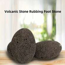 1pc Natural Exfoliating Foot Pumice Stone - Unscented Exfoliating Pedicure Tool, Suitable For Feet And Hands Exfoliation - Black - View 5