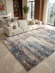 Multi-Color Tie-Dye Living Room Rug, Suitable For Kitchen, Dining Room, Faux Cashmere Bedroom Rug, Holiday Decor Living Room Rug, Indoor/Outdoor, Office, Lobby, Area Rug, Non-Slip Doormat, Bathroom Rug, Hallway, Study And Gaming Area Rug - Multicolor - View 8
