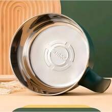 This Portable Ramen Bowl With Lid Is Made Of 304 Stainless Steel And Is Also An Insulated Soup Cup. It's Suitable For Ramen, Soup, Oatmeal, Etc., And Comes With A Handle, Making It Perfect For Office, Dormitory, And Travel Use. - 均碼 - 查看 7