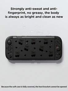 1pc Black Heart & Cherry Pattern Protective Case For Nintendo Switch 2 (2025), Game Console Accessories, Compatible With Switch 2/Switch OLED/Switch NS, Protect Your Device, Best Gift For Switch Players - Multicolor - View 5