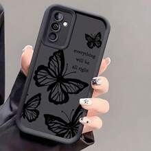 Shockproof Phone Case With Inspirational Butterfly Graphic, Compatible With IPhone, Honor - 5 - 查看 2