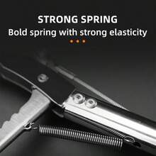 1.2m Locking Stainless Steel Snake Gripper- Wide-Mouth Design For Handling Of Reptiles; Ideal For Picking Up Rubbish, Gardening And Foraging; Suitable For Amphibians And Reptiles; Multi-Purpose Gripper - View 9