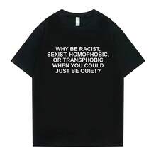 Warum Rassisten sein Frank T-Shirt Herren Blond Hip Hop T-Shirt Ozean Hip-Hop Oversized T-Shirt Herren Damen Lässig Baumwolle Kurzarm - Form - Übersicht 1
