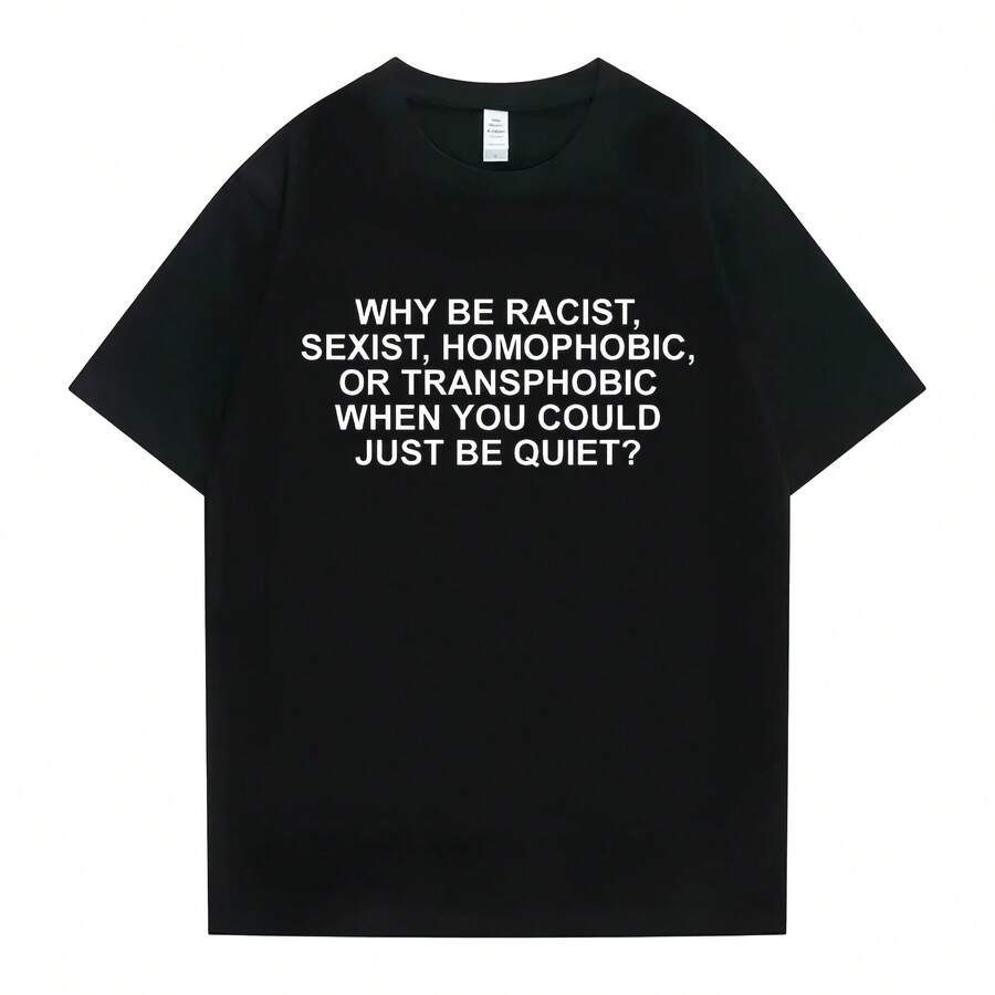 Warum Rassisten sein Frank T-Shirt Herren Blond Hip Hop T-Shirt Ozean Hip-Hop Oversized T-Shirt Herren Damen Lässig Baumwolle Kurzarm - Form - Übersicht 1