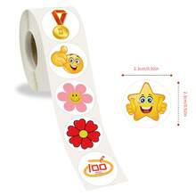 500pcs Reward Stickers For Children, Student Incentive Stickers, Kindergarten Kids Stationery Stickers, Office & Learning Supplies/Stationery Stickers/Doodle Stickers, Suitable For Birthday/Easter /Christmas/Family/Friends/Boys/Girls Gifts, Classmates School Gifts - 500pcs - View 3