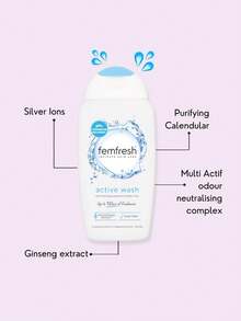 Femfresh Intimate Wash, PH-Balanced Gentle Cleansing, Low-Allergy Mild Formula, Odor Protection, For Sensitive Skin, Refreshing & Soothing, For Daily Use, 250ml/8.45 Fl.Oz - Lily Fresh - View 3