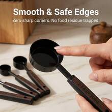 1/2/4pcs Multifunctional Plastic Measuring Spoon Set, Stackable Segmented Measuring Spoon, Coffee Salt Seasoning Measuring Spoons,Suitable For Baking&Cooking Tools In Kitchens Restaurants - Multicolor - View 4