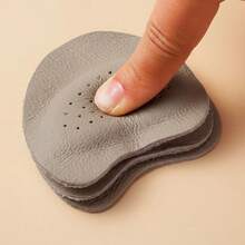 1-5 Pairs Soft Shock-Absorbing, Sweat-Absorbing, Anti-Slip Leather Forefoot Pads For High Heels, Suitable For Summer Sandals, Self-Adhesive Invisible Forefoot Pads - Apricot - View 5